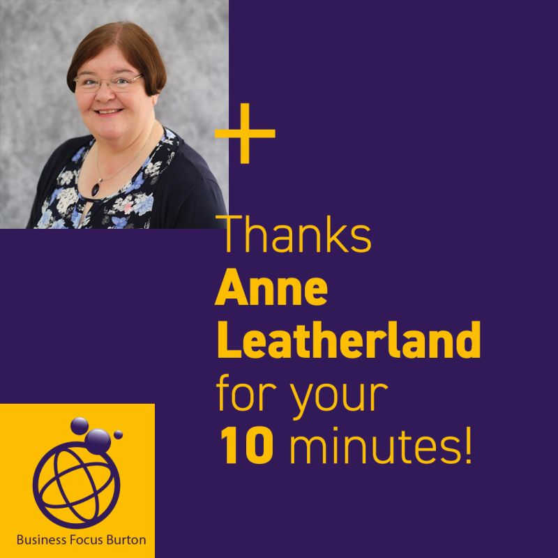 a big thanks to Anne Leatherland Vocal Trainer and Personal Growth Coach for her amazing 10 minutes Business Focus Burton this week. Who knew all those wonderful tips to look after our voices as the winter months come in? It is important in life and in business to protect one of the best communication tools you have.